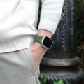 Miniatyrbillede 4 af 7: Åndbar magnetrem til Apple Watch Series 1-9 generationer 42/44/45 mm græs farve