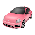 Pikkukuva 3 / 5: RASTAR R/C 1:24 Volkswagen Beetle kaukosäädinauto - värinvaihto (pinkki)