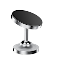Miniatyrbillede 1 af 3: 360° rotation biltelefonholder med stærkt magnetisk greb Sølv
