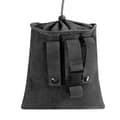 Canvas Foraging Pouch - Hands-Free Berry Picking Bag Black Black