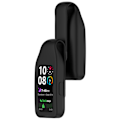 Miniatyrbillede 5 af 8: Stålclipsspænde til Huawei Band 10/9/8 - Silikone Sort