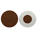 Miniatyrbild 1 av 2: Nippelskydd för män 6 cm brun (5 par/pack)