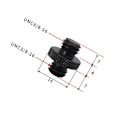 Miniatyrbild 2 av 3: 5 st 3/8" hane stativ skruvadapter för kamerafäste 3/8-16