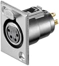 Miniatyrbild 1 av 2: Infällt mikrofonuttag, 4 Pin