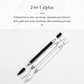 Miniatyrbillede 11 af 11: 2 i 1 Stylus pen med skrivefunktion sort
