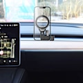 Miniatyrbillede 3 af 6: Biltelefonholder MagSafe Mobiltelefonholder til Tesla Model 3 Model Y Sort