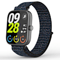 Miniatyrbillede 1 af 3: Redmi Watch 5/4 Flettet Nylonrem Sort