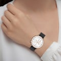 Miniatyrbillede 6 af 11: Stilfuld silikonerem til OPPO Watch X2 Mini (18mm) Sort