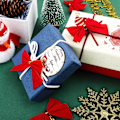Miniatyrbild 5 av 7: Julrosetter juldekoration röd 12-pack