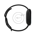 Miniatyrbillede 3 af 10: Urbånd til Fitbit Versa4/Fitbit Versa3/Fitbit Sense/Fitbit Sense2 Sort M