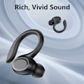 Pikkukuva 7 / 8: SP66 Mustat Bluetooth-kuulokkeet: Langaton äänentoiston vapaus