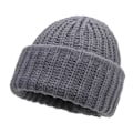 Miniatyrbillede 1 af 3: To-i-en Stablet Beanie Hat Kvinders Grå