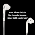 Pikkukuva 3 / 6: In-ear Silikoni-nappikuulokkeiden kärjen suojukset Samsung Galaxy S6/S7, Note5/Note7 Valkoinen