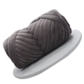 Miniatyrbillede 2 af 3: DIY Velvet Chenille Garn Grå