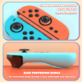 Miniatyrbild 2 av 6: Skyddande silikongrepp för Nintendo Switch 2-kontroller Blå+orange