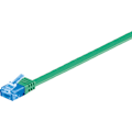 Miniatyrbild 3 av 7: CAT 6A platt patchkabel, U/UTP, grön