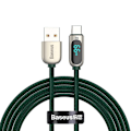 Miniatyrbild 8 av 9: Baseus Displaykabel USB till Type-C, 66W, 1m (grön)