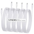 Miniatyrbild 1 av 8: 5-pack CTO C datakablar, 1M PD 60W snabbladdningskablar 5-pack S