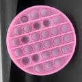 Miniatyrbild 2 av 4: Pop it Fidget toy rund Rosa