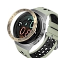 Miniatyrbild 2 av 3: Retro Guldram - Svart Text för Huawei Watch GT2E