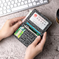 Miniatyrbillede 3 af 4: RFID-blokerende, slank og minimalistisk pung Sort