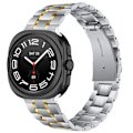 Miniatyrbillede 1 af 6: Urrem i rustfrit stål til Samsung Galaxy Watch 7 Ultra 47MM Sliver + Guld