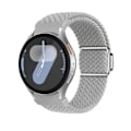 Miniatyrbild 2 av 3: Vävda Nylon Klockarmband för Samsung Watch 7 - Grå