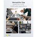Miniatyrbild 11 av 11: USB-C™ supersoft textilkabel med metallkontakter, 2 m, vit