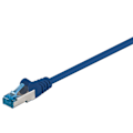 Miniatyrbild 1 av 2: Patchkabel CAT 6A, S/FTP (PiMF), blå, 1 m