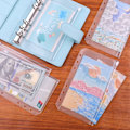 Miniatyrbild 3 av 6: Plastfickor för A6 pärmar med 6 ringar 12-pack Transparent