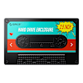 Miniatyrbillede 2 af 2: Orico 2580 HDD/SSD 2,5" drevkabinet, 5Gbps, USB-A til USB Micro-B (sort)