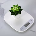 Miniatyrbillede 3 af 4: Digital køkkenvægt Hvid Hvid