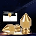 Miniatyrbillede 2 af 4: Ekstruderdyser til 3D-printere 8 stk Guld