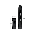 Miniatyrbild 4 av 5: Svart TPU klockarmband för Casio PRG-130Y/PAW/PRW-1500 med verktyg