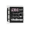 Miniatyrbillede 2 af 4: Money Saving Challenge Binder - Mini Cash Konvolut System - $300 mål Sort