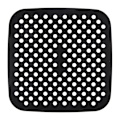 Miniatyrbild 1 av 6: Silikoninlägg för Airfryer fyrkantig 19x19 cm Svart