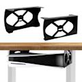 Miniatyrbild 1 av 5: PS5-konsol under skrivbord väggfäste (2-pack)