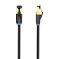 Miniatyrbild 2 av 4: Nätverkskabel CAT8 SFTP-ventil IKABL RJ45 Ethernet 40Gbps 10m Svart