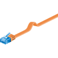 Miniatyrbild 1 av 7: CAT 6A platt patchkabel, U/UTP, orange