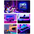 Pikkukuva 3 / 4: 5M RGB LED-nauhasarja 20-näppäimisellä musiikkikaukosäätimellä