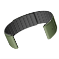 Miniatyrbillede 2 af 9: Garmin Fenix-rem, magnetisk silikone Garmin-urrem kompatibel med Fenix 8/7/6/5 Sort 22 mm