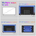 Miniatyrbillede 4 af 4: 20 meter LED lysliste / lysliste med 5050 RGB LED lys
