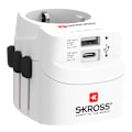 Miniatyrbild 1 av 3: PRO Light USB (AC) 3pole travel adapter 1x USBA 1x USBC