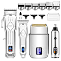 Miniatyrbild 1 av 7: 4-i-1 hårtrimmerset 973A för professionell grooming Silver