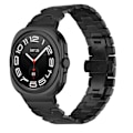 Miniatyrbillede 1 af 7: Elegant rustfrit stålrem til Samsung Watch7 47mm Ultra Sort