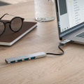 Miniatyrbild 6 av 6: Hubb USB-A 3.2 4x-Portar 5 Gbit/s USB-C-Adapter