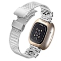 Miniatyrbild 4 av 7: Klockarmband i Rostfritt Stål för Fitbit Versa3/4/Sense 2 Silver