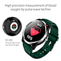 Miniatyrbillede 3 af 11: INF Smartwatch med blodtryk og pulsmåler