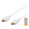 Miniatyrbild 1 av 3: High-Speed Premium HDMI cable, 2m, Ethernet, 4K UHD, white