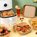 Pikkukuva 6 / 8: Air Fryer kertakäyttöpaperi 50 kpl Luonto 20 cm